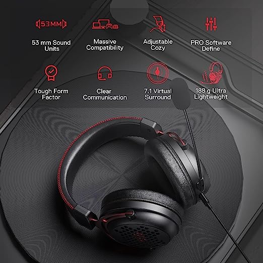 Redragon H386 Diomedes Wired Gaming Headset Redragon H386 Diomedes Wired Gaming Headset